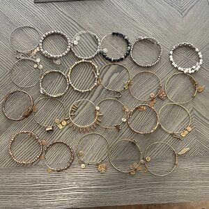 23 Alex and Ani Mixed Metal Bracelet Collection